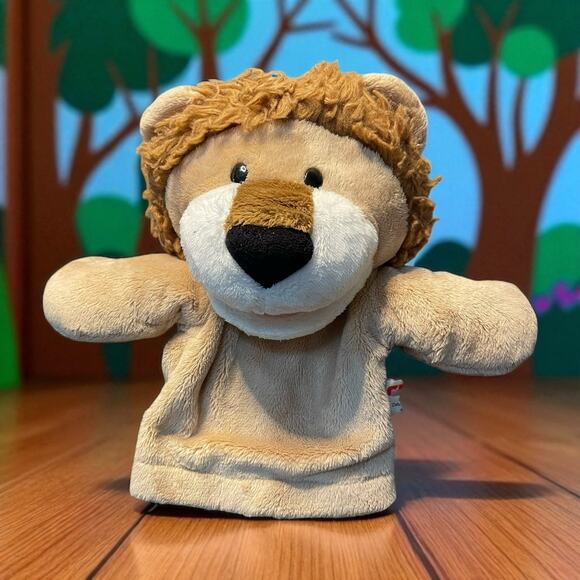 Gund Hand Puppet Lion Dandy Lyons 4050575 Plush Nursery Decor Shower Gift 12" - Picture 11 of 11